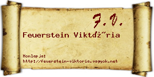 Feuerstein Viktória névjegykártya